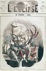 Caricature of Adolphe Thiers from 